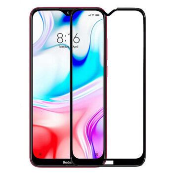 3x gehärtetes 3D Schutzglas mit Rahmen für Xiaomi Redmi Note 8T - schwarz - 2+1 gratis