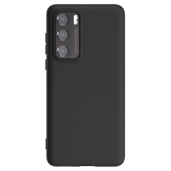 Picasee Huawei P40 Hülle - Schwarzes Silikon - Individuelles Fotodesign