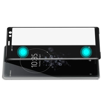 3x Picasee gehärtetes 3D Schutzglas mit Rahmen für Sony Xperia XZ3 - schwarz - 2+1 gratis