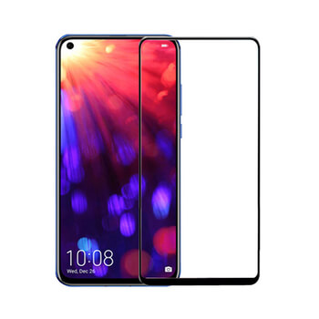 3x Picasee gehärtetes 3D Schutzglas mit Rahmen für Huawei Nova 5T - schwarz - 2+1 gratis