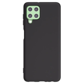 Picasee Samsung Galaxy A22 A225F 4G Hülle - Schwarzes Silikon - Individuelles Fotodesign