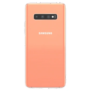 Picasee Samsung Galaxy S10 Plus G975 Hülle - Transparentes Silikon - Individuelles Fotodesign