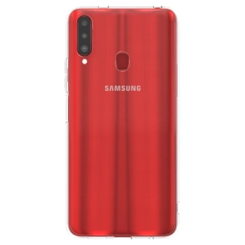 Picasee Samsung Galaxy A20s Hülle - Transparentes Silikon - Individuelles Fotodesign