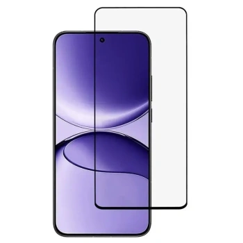 Gehärtetes 3D Schutzglas mit Rahmen für Xiaomi Redmi Note 15 5G - schwarz