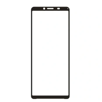 Gehärtetes 3D Schutzglas mit Rahmen für Sony Xperia 10 VII - schwarz