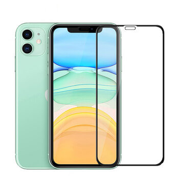 Picasee gehärtetes 3D Schutzglas mit Rahmen für Apple iPhone 11 - schwarz