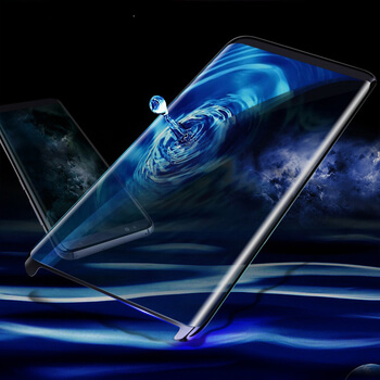 Picasee 3D gehärtetes Schutzglas für Samsung Galaxy S8 G950F - schwarz