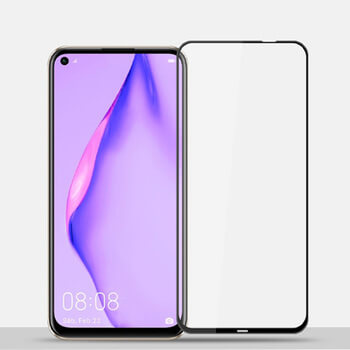 Picasee gehärtetes 3D Schutzglas mit Rahmen für Huawei P40 Lite - schwarz