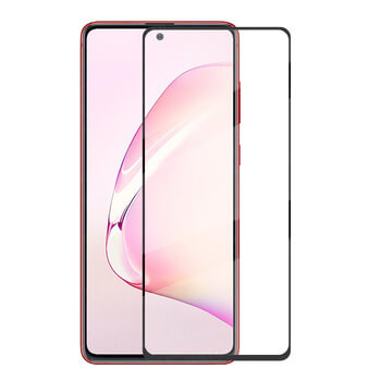 Picasee gehärtetes 3D Schutzglas mit Rahmen für Samsung Galaxy Note 10 Lite N770F - schwarz