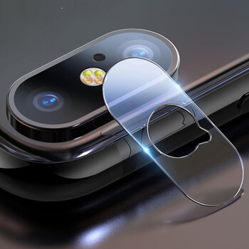 3x Picasee gehärtetes Schutzglas für das Kamerobjektiv des Mobiltelefons Apple iPhone X/XS 2+1 gratis