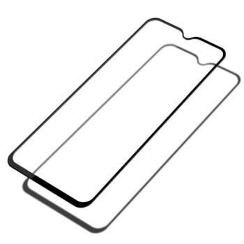 3x Picasee gehärtetes 3D Schutzglas mit Rahmen für Xiaomi Redmi 9 - schwarz - 2+1 gratis