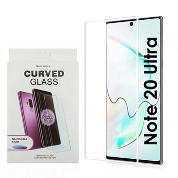 Picasee 3D UV gebogenes Schutzglas für Samsung Galaxy Note 20 Ultra