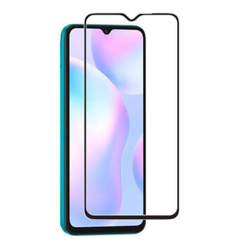 Picasee gehärtetes 3D Schutzglas mit Rahmen für Xiaomi Redmi 9A - schwarz