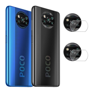 Picasee Schutzglas fürs Kameraobjektiv und Kamera für Xiaomi Poco X3