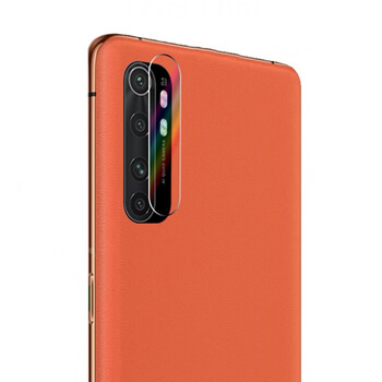 3x Picasee gehärtetes Schutzglas für das Kamerobjektiv des Mobiltelefons Xiaomi Mi Note 10 Lite 2+1 gratis