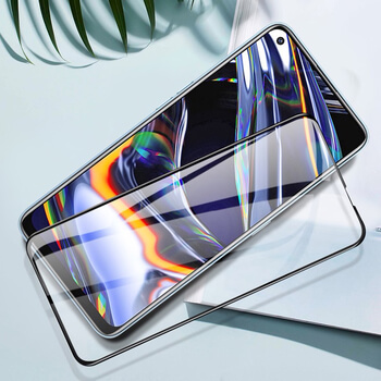 Picasee gehärtetes 3D Schutzglas mit Rahmen für Realme 7 Pro - schwarz