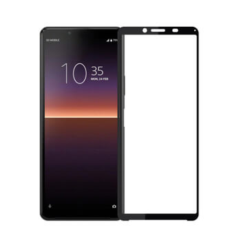 Picasee 3D gehärtetes Schutzglas für Sony Xperia 10 II - schwarz