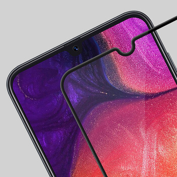 Picasee gehärtetes 3D Schutzglas mit Rahmen für Samsung Galaxy A31 A315F - schwarz