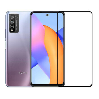 3x Picasee gehärtetes 3D Schutzglas mit Rahmen für Honor 10X Lite - schwarz - 2+1 gratis