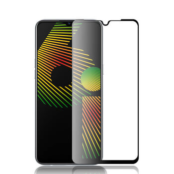 Picasee gehärtetes 3D Schutzglas mit Rahmen für Realme 6i - schwarz