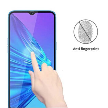 Picasee gehärtetes 3D Schutzglas mit Rahmen für Realme 5 - schwarz