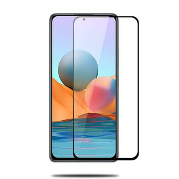 3x Picasee gehärtetes 3D Schutzglas mit Rahmen für Xiaomi Redmi Note 10 - schwarz - 2+1 gratis