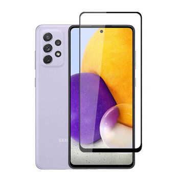 Picasee gehärtetes 3D Schutzglas mit Rahmen für Samsung Galaxy A52 5G A525F - schwarz