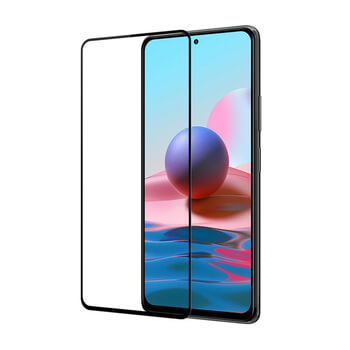 3x gehärtetes 3D Schutzglas mit Rahmen für Xiaomi Redmi Note 10 Pro - schwarz - 2+1 gratis