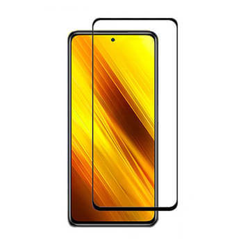 Picasee gehärtetes 3D Schutzglas mit Rahmen für Xiaomi Poco X3 Pro - schwarz