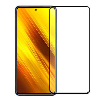 Picasee gehärtetes 3D Schutzglas mit Rahmen für Xiaomi Poco X3 Pro - schwarz