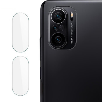 3x Picasee gehärtetes Schutzglas für das Kamerobjektiv des Mobiltelefons Xiaomi Poco F3 2+1 gratis