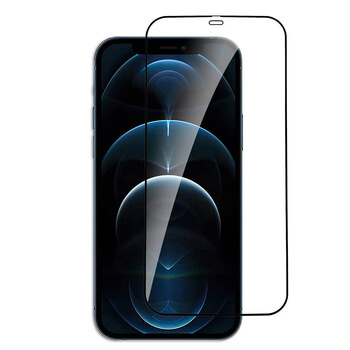 3x Picasee gehärtetes 3D Schutzglas mit Rahmen für Apple iPhone 12 Pro - schwarz - 2+1 gratis