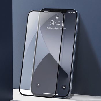 Picasee gehärtetes 3D Schutzglas mit Rahmen für Apple iPhone 13 - schwarz