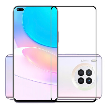 Picasee gehärtetes 3D Schutzglas mit Rahmen für Huawei Nova 8i - schwarz