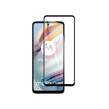 3x Picasee gehärtetes 3D Schutzglas mit Rahmen für Motorola Moto G60 - schwarz - 2+1 gratis