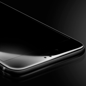 Picasee gehärtetes 3D Schutzglas mit Rahmen für Apple iPhone SE 2022 - schwarz