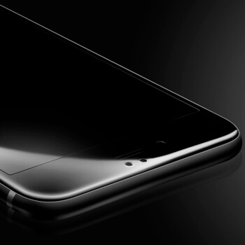3x Picasee gehärtetes 3D Schutzglas mit Rahmen für Apple iPhone SE 2022 - schwarz - 2+1 gratis