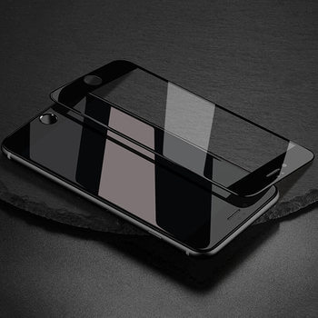 3x Picasee gehärtetes 3D Schutzglas mit Rahmen für Apple iPhone SE 2022 - schwarz - 2+1 gratis