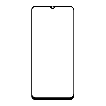 Picasee gehärtetes 3D Schutzglas mit Rahmen für OPPO A16 - schwarz