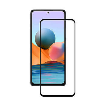 3x gehärtetes 3D Schutzglas mit Rahmen für Xiaomi Redmi 10 (2022) - schwarz