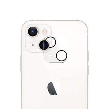 3x Picasee gehärtetes Schutzglas für das Kamerobjektiv des Mobiltelefons Apple iPhone 14 2+1 gratis
