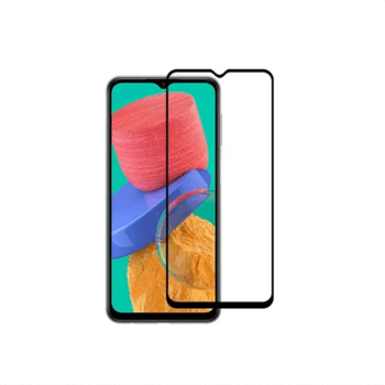 Picasee gehärtetes 3D Schutzglas mit Rahmen für Samsung Galaxy M23 5G - schwarz