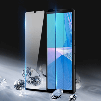 Picasee gehärtetes 3D Schutzglas mit Rahmen für Sony Xperia 10 III - schwarz