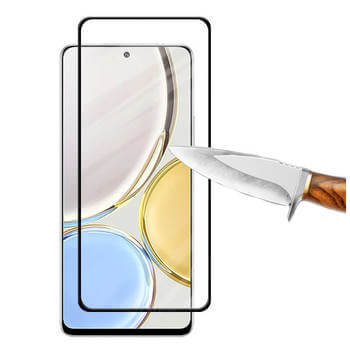 3x gehärtetes 3D Schutzglas mit Rahmen für Honor Magic5 Lite 5G - schwarz