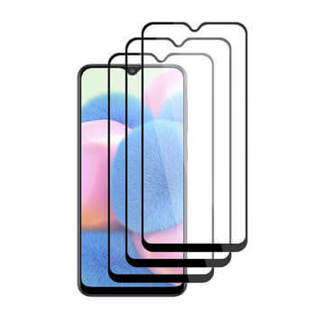 3x Picasee gehärtetes 3D Schutzglas mit Rahmen für Samsung Galaxy A54 5G A546B - schwarz - 2+1 gratis