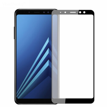 Picasee gehärtetes 3D Schutzglas mit Rahmen für Samsung Galaxy A8 2018 A530F - schwarz