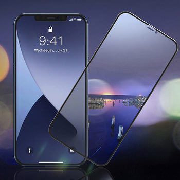 Picasee gehärtetes 3D Schutzglas mit Rahmen für Apple iPhone 15 Pro Max - schwarz