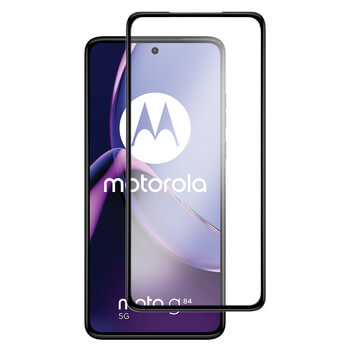 3x Picasee gehärtetes 3D Schutzglas mit Rahmen für Motorola Moto G84 5G - schwarz - 2+1 gratis