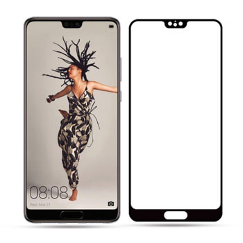 3x Picasee gehärtetes 3D Schutzglas für Huawei P20 Pro - schwarz - 2+1 gratis