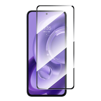 Gehärtetes 3D Schutzglas mit Rahmen für Motorola Edge 40 Neo - schwarz
